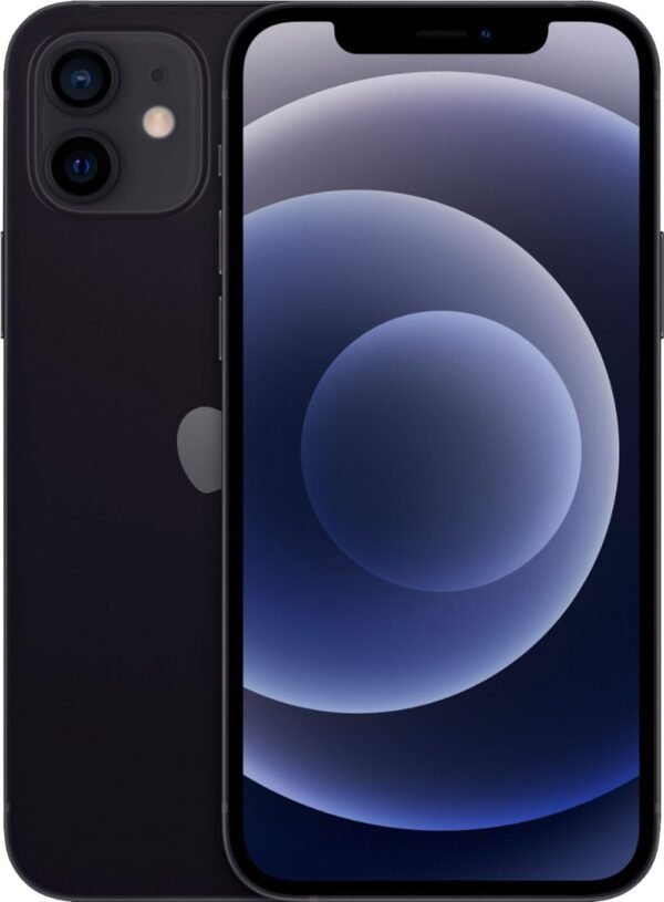 Apple iPhone 12 64GB Black Fully Unlocked (Renewed)