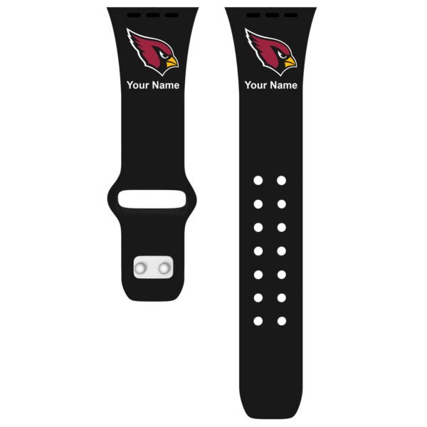 Arizona Cardinals 38/40/41mm Personalized Silicone Apple Watch Band Arizona Cardinals 38/40/41mm Personalized Silicone Apple Watch Band