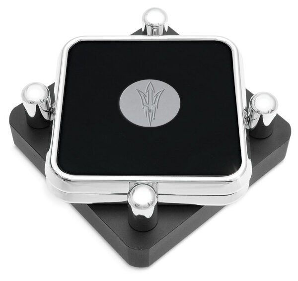 Arizona State Sun Devils Silver 2-Piece Square Coaster Set Arizona State Sun Devils Silver 2-Piece Square Coaster Set