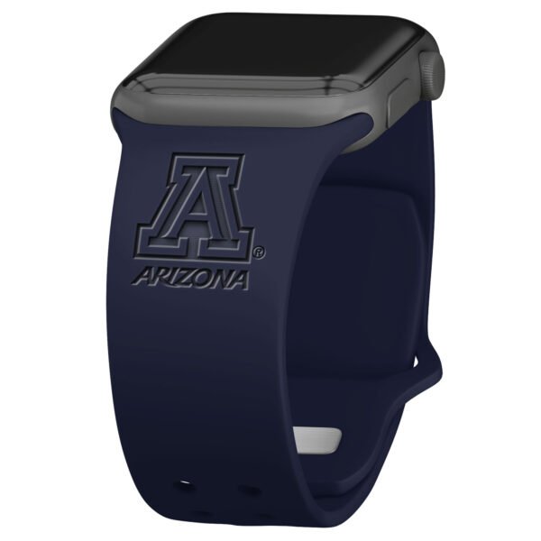 Arizona Wildcats Debossed Silicone Apple Watch Band Arizona Wildcats Debossed Silicone Apple Watch Band