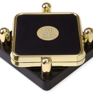 Arizona Wildcats Gold 2-Piece Square Coaster Set