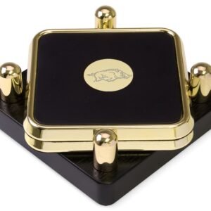 Arkansas Razorbacks Gold 2-Piece Square Coaster Set