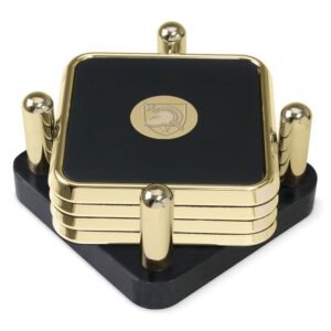Army Black Knights Gold 4-Piece Square Coaster Set