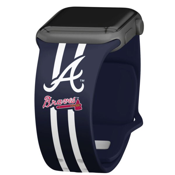 Atlanta Braves Silicone Apple Watch Band