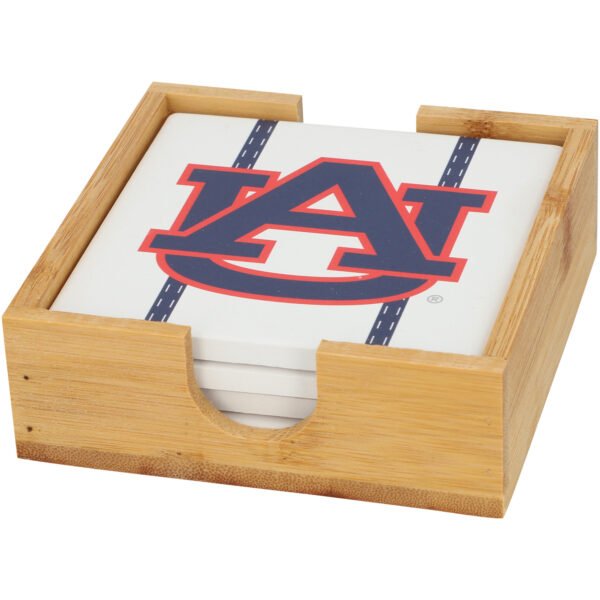 Auburn Tigers Team Uniform Coaster Set Auburn Tigers Team Uniform Coaster Set