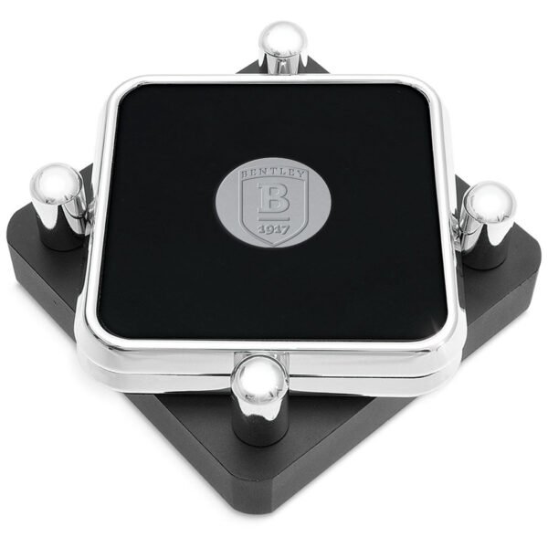 Bentley Falcons Silver 2-Piece Square Coaster Set Bentley Falcons Silver 2-Piece Square Coaster Set