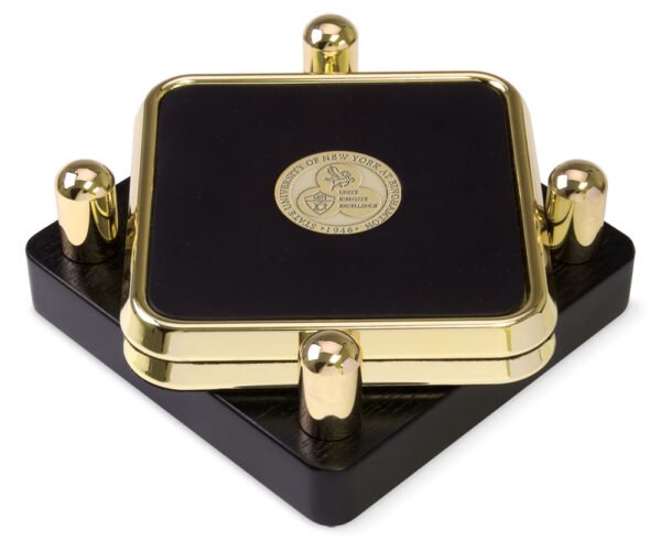 Binghamton Bearcats Gold 2-Piece Square Coaster Set Binghamton Bearcats Gold 2-Piece Square Coaster Set