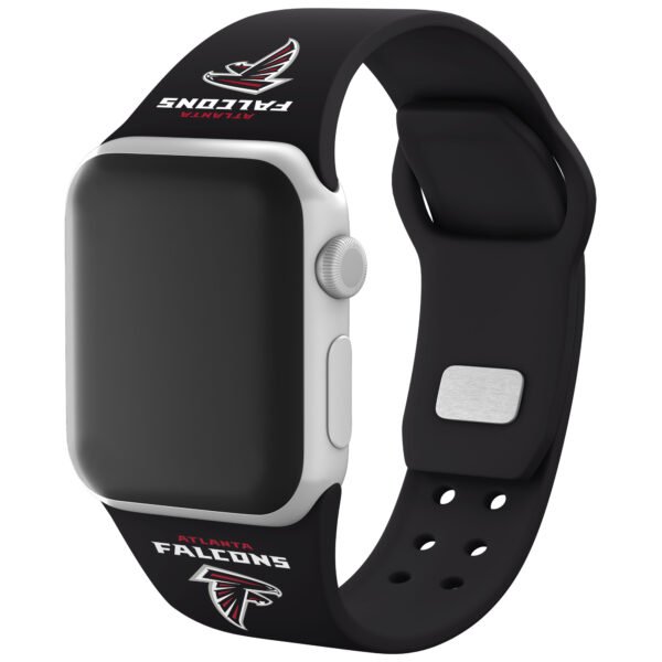 Black Atlanta Falcons Silicone Apple Watch Band Black Atlanta Falcons Silicone Apple Watch Band