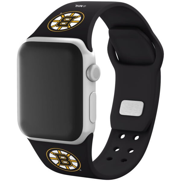 Black Boston Bruins Silicone Apple Watch Band Black Boston Bruins Silicone Apple Watch Band