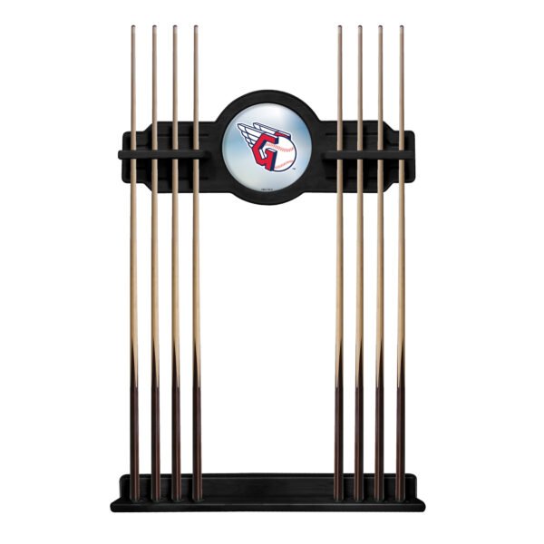 Black Cleveland Guardians Eight Stick Wood Pool Cue Rack Black Cleveland Guardians Eight Stick Wood Pool Cue Rack