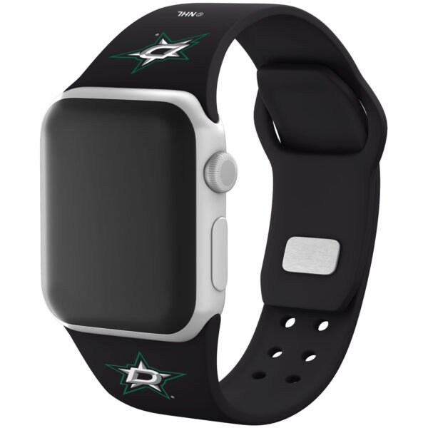 Black Dallas Stars Silicone Apple Watch Band Black Dallas Stars Silicone Apple Watch Band