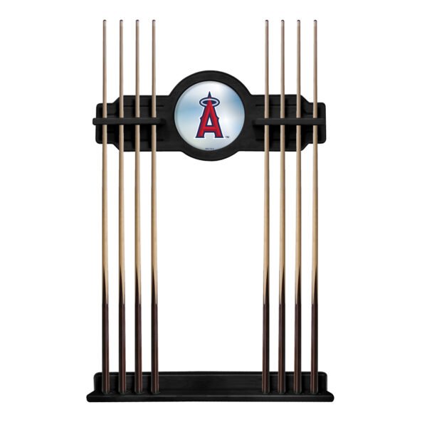 Black Los Angeles Angels Eight Stick Wood Pool Cue Rack Black Los Angeles Angels Eight Stick Wood Pool Cue Rack