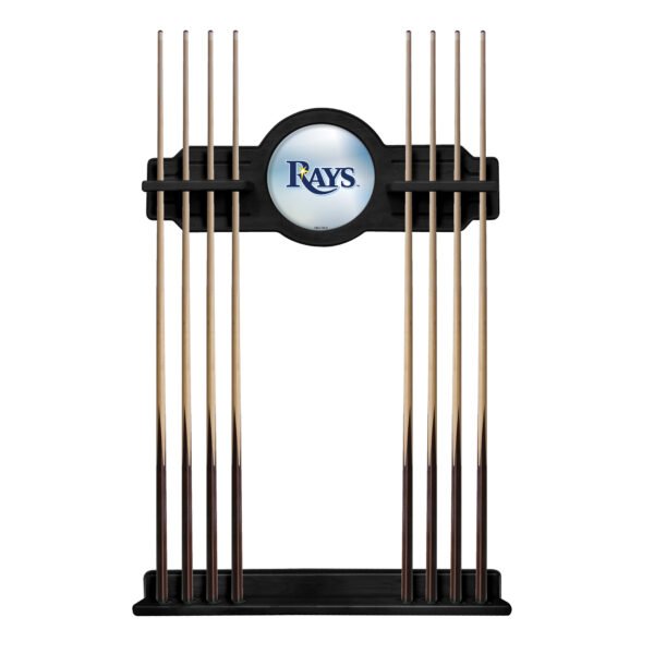 Black Tampa Bay Rays Eight Stick Wood Pool Cue Rack Black Tampa Bay Rays Eight Stick Wood Pool Cue Rack