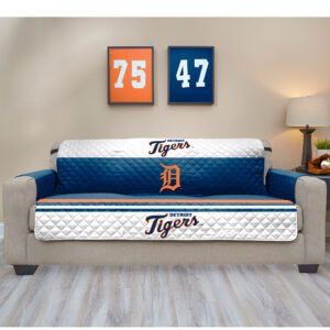 Blue Detroit Tigers Sofa Protector