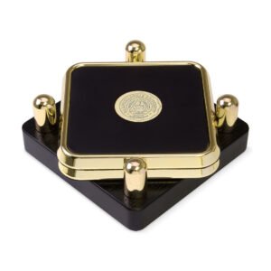 Campbellsville Tigers Gold 2-Piece Square Coaster Set