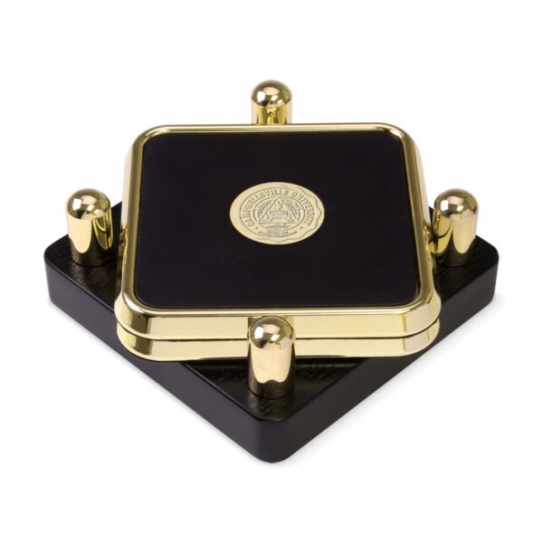 Campbellsville Tigers Gold 2-Piece Square Coaster Set