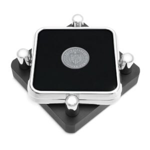 Capital University Comets Silver 2-Piece Square Coaster Set