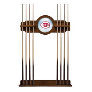 Chardonnay Cincinnati Reds Eight Stick Wood Pool Cue Rack