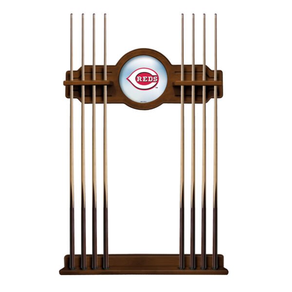 Chardonnay Cincinnati Reds Eight Stick Wood Pool Cue Rack