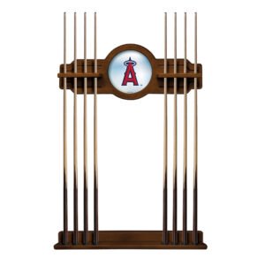 Chardonnay Los Angeles Angels Eight Stick Wood Pool Cue Rack