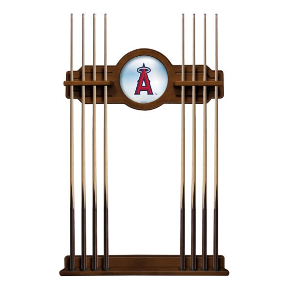 Chardonnay Los Angeles Angels Eight Stick Wood Pool Cue Rack Chardonnay Los Angeles Angels Eight Stick Wood Pool Cue Rack