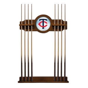 Chardonnay Minnesota Twins Eight Stick Wood Pool Cue Rack