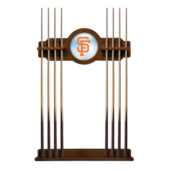 Chardonnay San Francisco Giants Eight Stick Wood Pool Cue Rack