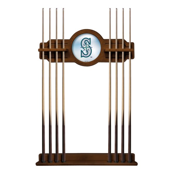 Chardonnay Seattle Mariners Eight Stick Wood Pool Cue Rack Chardonnay Seattle Mariners Eight Stick Wood Pool Cue Rack