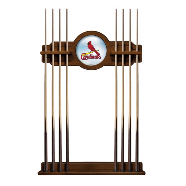 Chardonnay St. Louis Cardinals Eight Stick Wood Pool Cue Rack