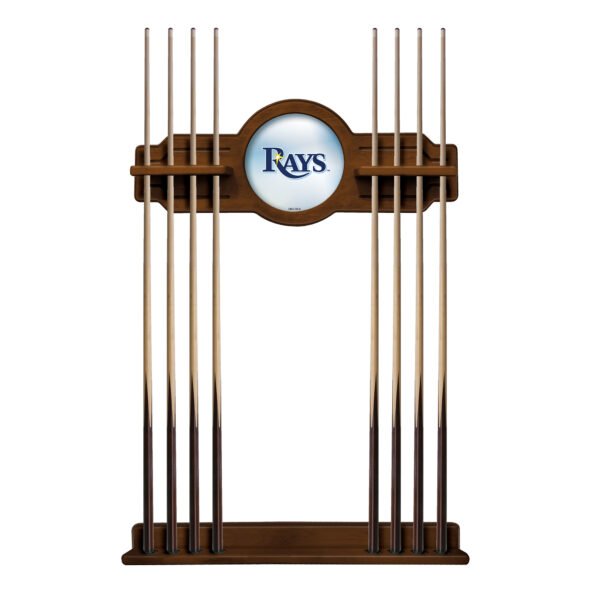 Chardonnay Tampa Bay Rays Eight Stick Wood Pool Cue Rack Chardonnay Tampa Bay Rays Eight Stick Wood Pool Cue Rack