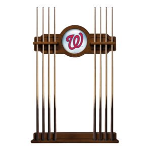 Chardonnay Washington Nationals Eight Stick Wood Pool Cue Rack
