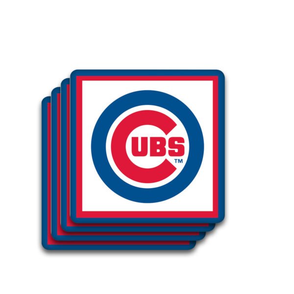 Chicago Cubs 4-Piece Coaster Set Chicago Cubs 4-Piece Coaster Set