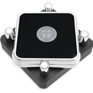 Dallas Baptist Patriots Silver 2-Piece Square Coaster Set