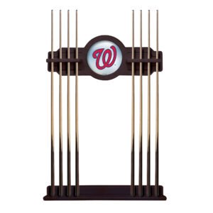 English Tudor Washington Nationals Eight Stick Wood Pool Cue Rack