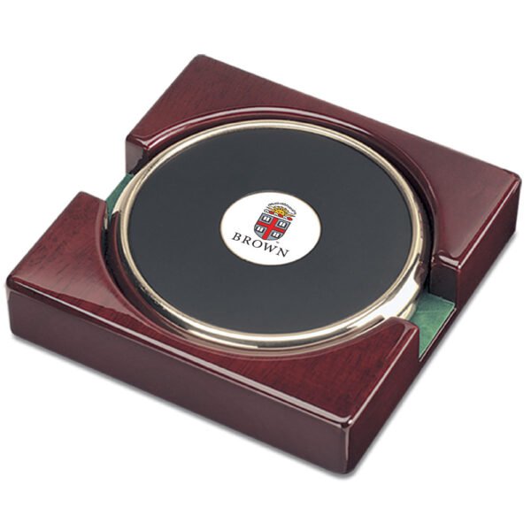 Gold Brown Bears Four-Piece Coaster Set Gold Brown Bears Four-Piece Coaster Set