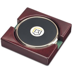 Gold Cal State L.A. Golden Eagles Team Logo 2-Piece Coaster Set