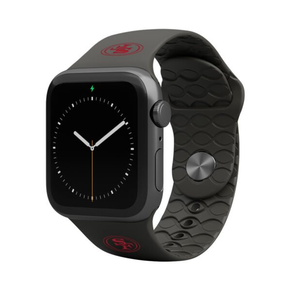 Groove Life Black San Francisco 49ers 38-40mm Apple Watch Band