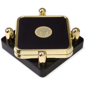 Santa Clara Broncos Gold 2-Piece Square Coaster Set