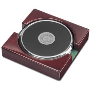 Silver Stephen F Austin Lumberjacks 2-Piece Team Logo Coaster Set