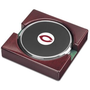 Silver UChicago Maroons Two-Pack Coaster Set