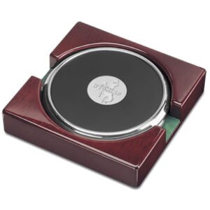 Silver Wyoming Cowboys Coasters 2-Pack Set