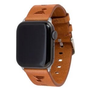 Tan St. Louis Blues Leather Apple Watch Band