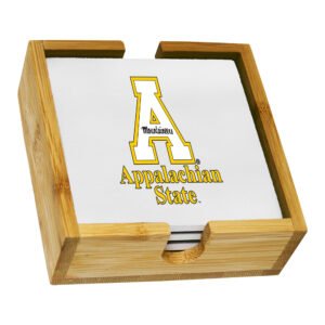 The Memory Company Appalachian State Mountaineers Team Logo Coaster Set