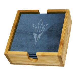 The Memory Company Arizona State Sun Devils Slate Square Coaster Set