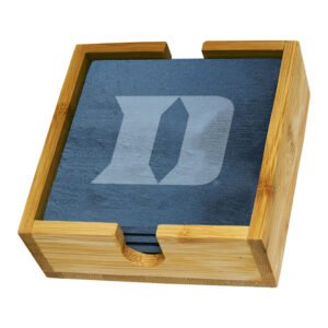 The Memory Company Duke Blue Devils Slate Square Coaster Set