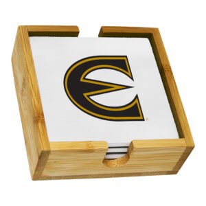 The Memory Company Emporia State Hornets Team Logo Coaster Set
