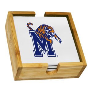 The Memory Company Memphis Tigers Team Logo Coaster Set