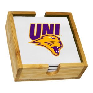 The Memory Company Northern Iowa Panthers Team Logo Coaster Set