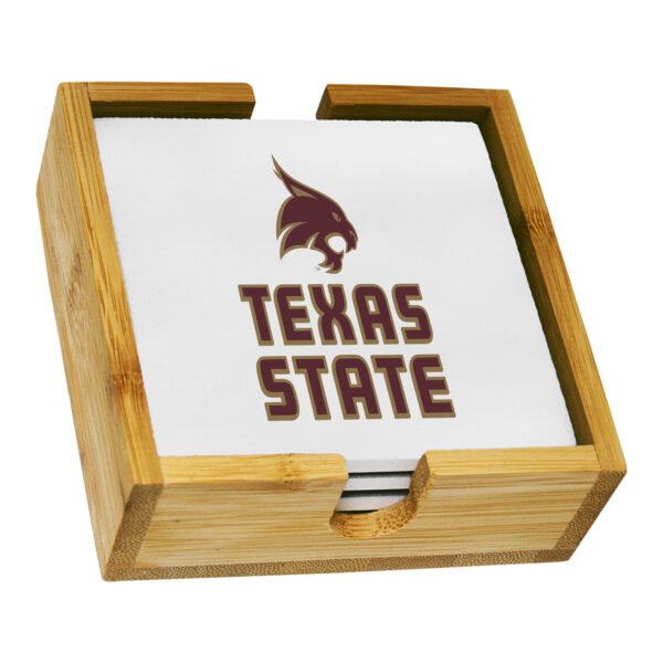 The Memory Company Texas State Bobcats Team Logo Coaster Set