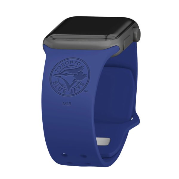 Toronto Blue Jays Debossed Silicone Apple Watch Band Toronto Blue Jays Debossed Silicone Apple Watch Band